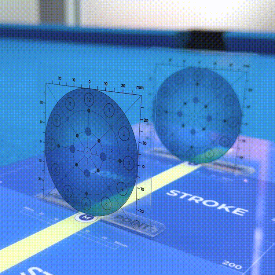 Billiard cue stroke training force control