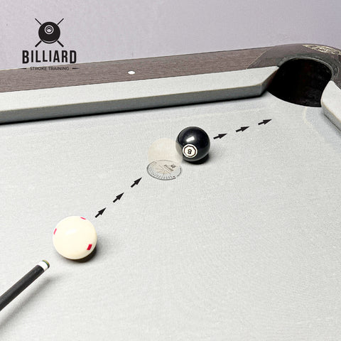 using billiard ghost ball trainer in billard table