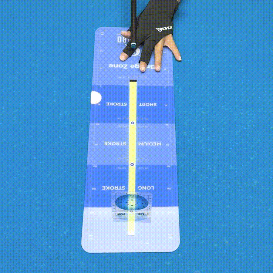 Billiard Cue Stroke Trainer straight shot